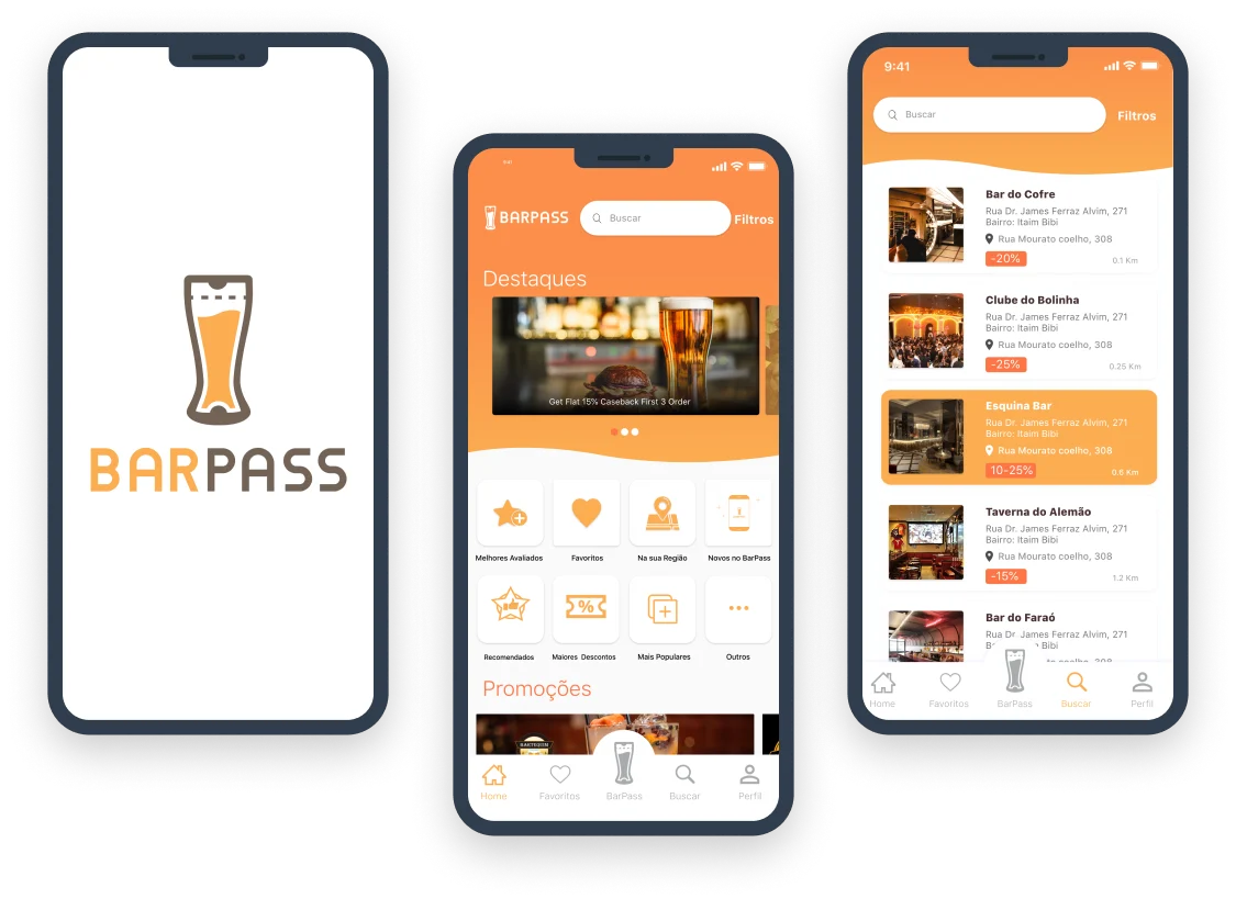 Screens from the Barpass project