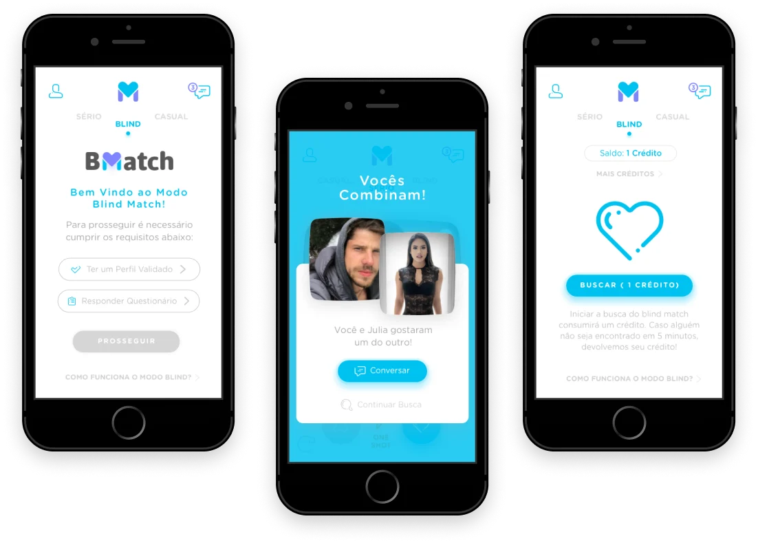 Screens from the BMatch project