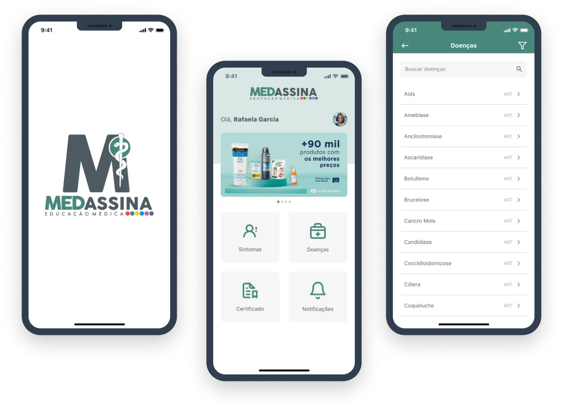 Screens from the MEDASSINA project